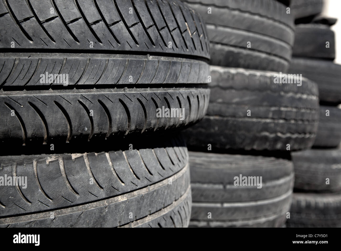 car tires Stock Photo