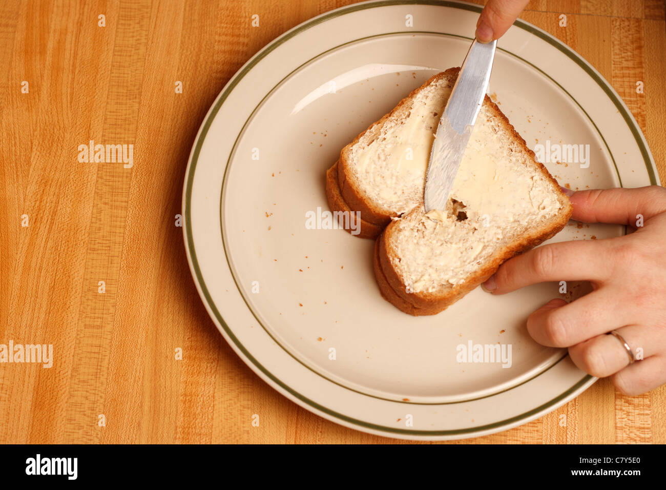 Slice white bread hi-res stock photography and images - Alamy
