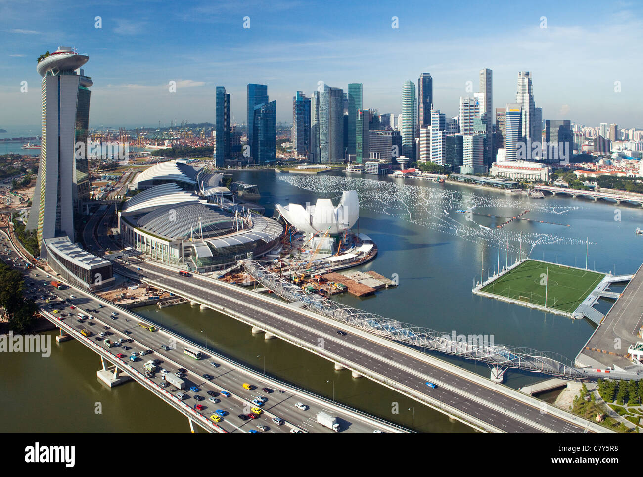 Aerial view singapore hi-res stock photography and images - Alamy