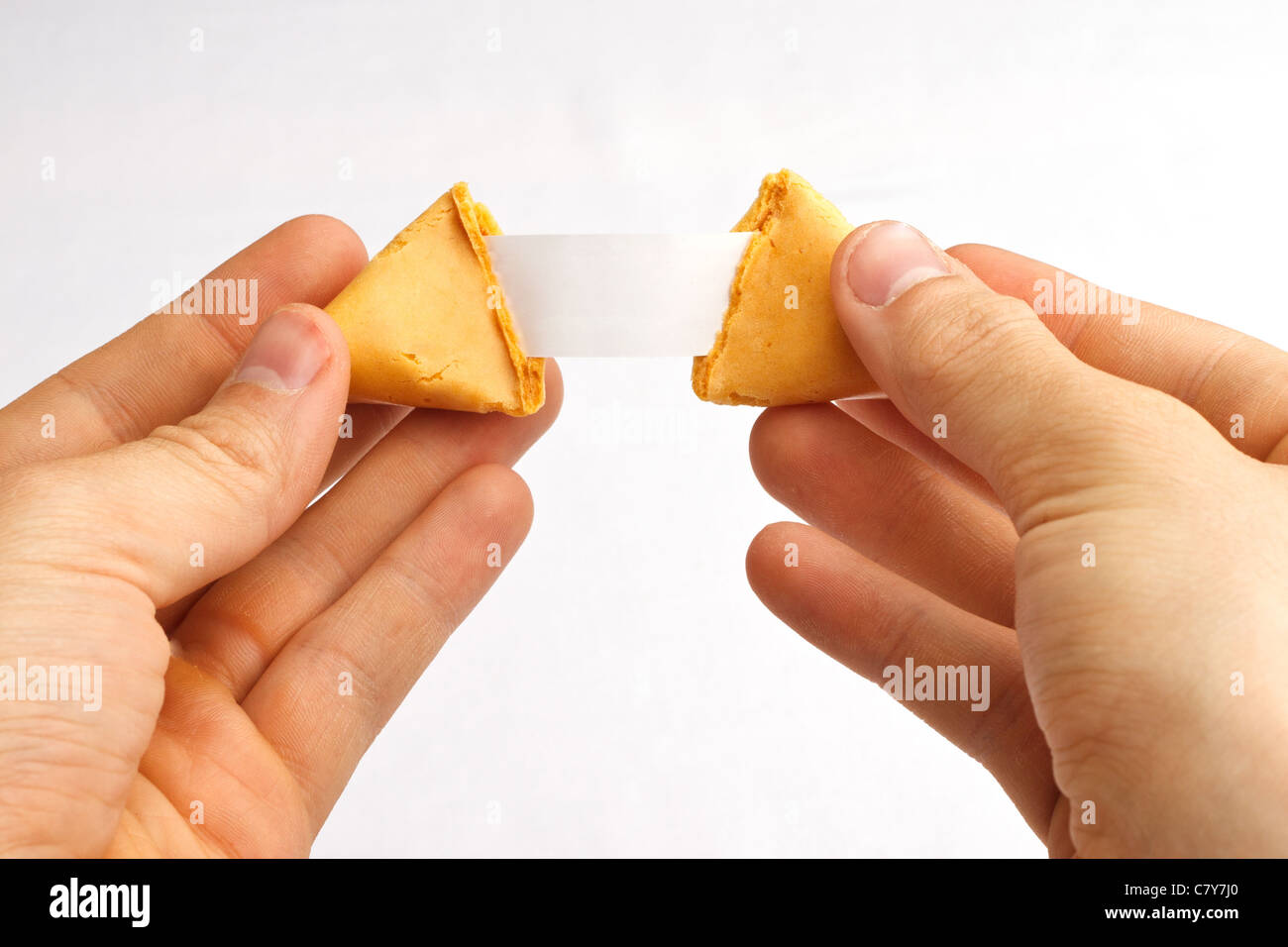 Paper Fortune Cookie Outline