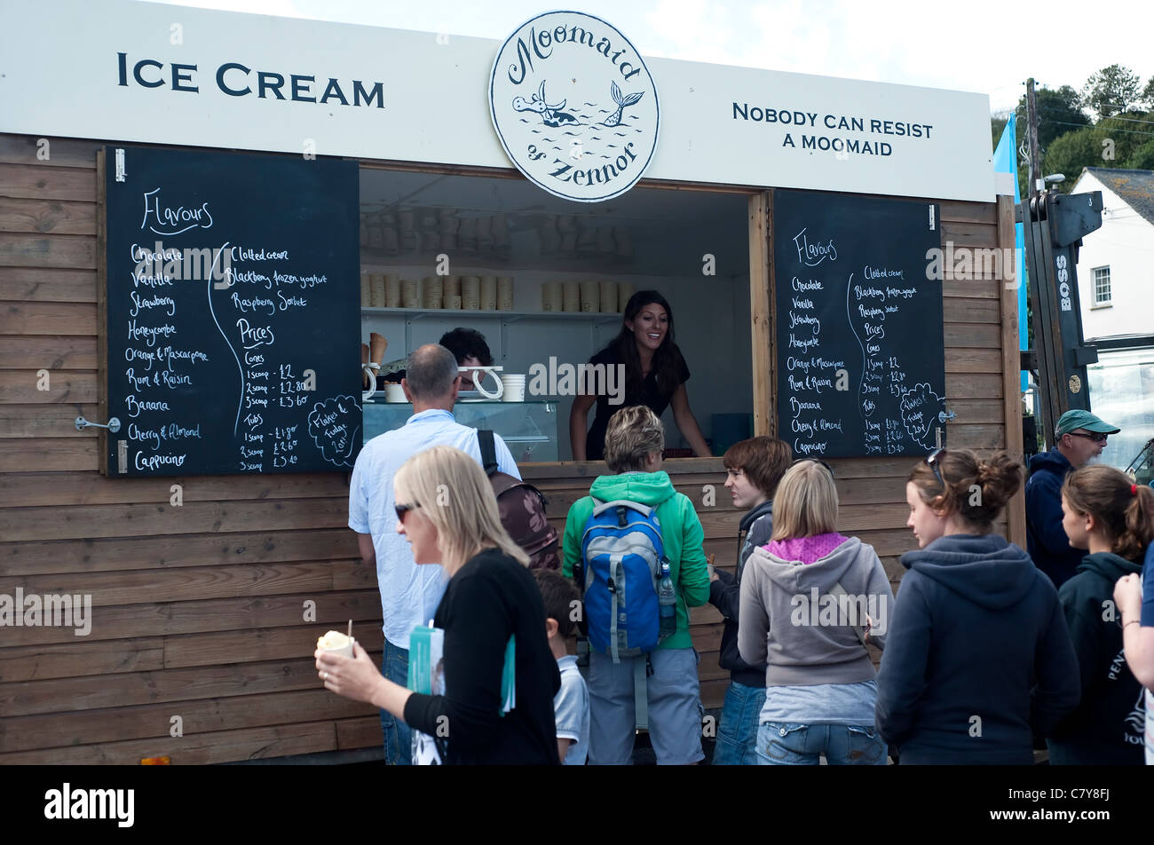 Newlyn cornwall ice cream hires stock photography and images Alamy