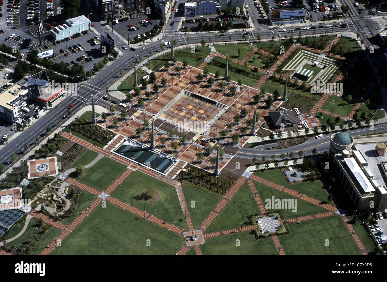 USA, Georgia, Atlanta, Centennial Olympic Park Stock Photo - Alamy