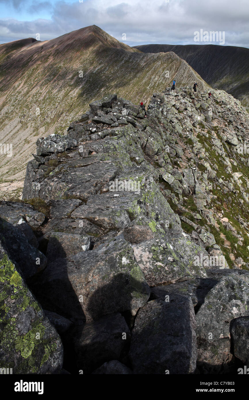 View from the ascent of Ben Nevis by the Carn Mor Dearg Arete - Fort ...