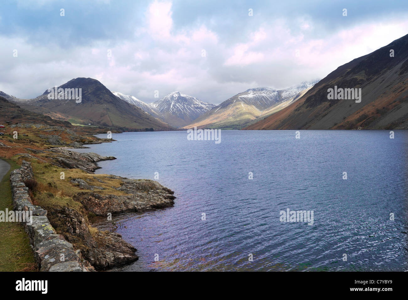 Wastwater, England's deepest lake in the English Lake District Stock Photo Alamy