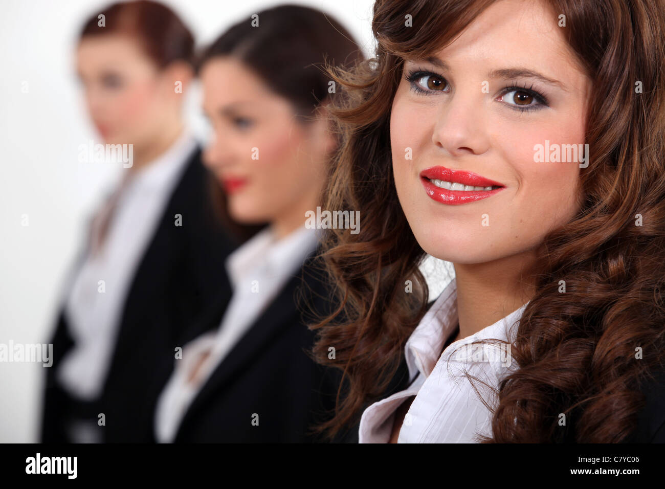 Gorgeous woman in suit hi-res stock photography and images - Alamy