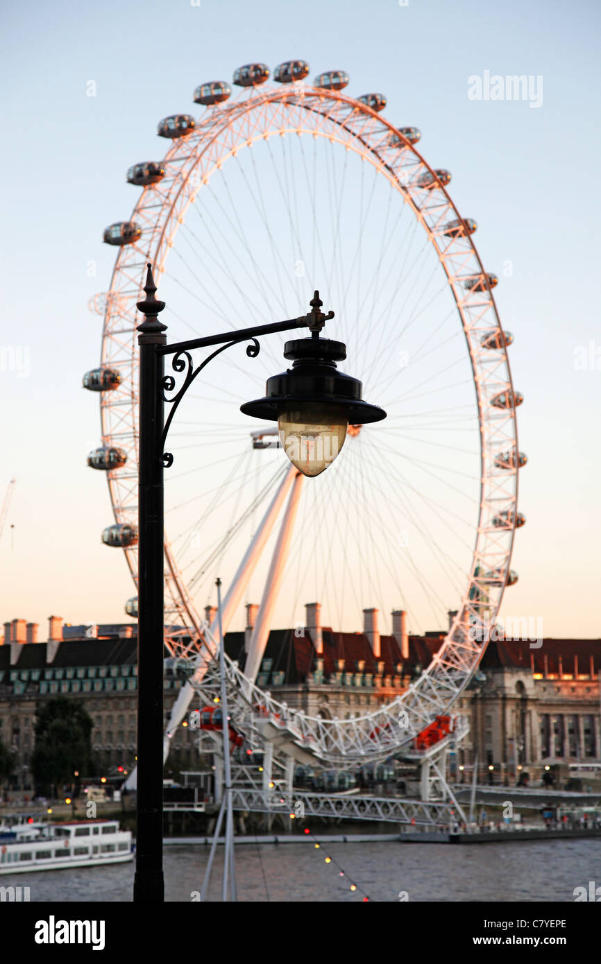 Millennium Wheel, London Eye in London, England Stock Photo