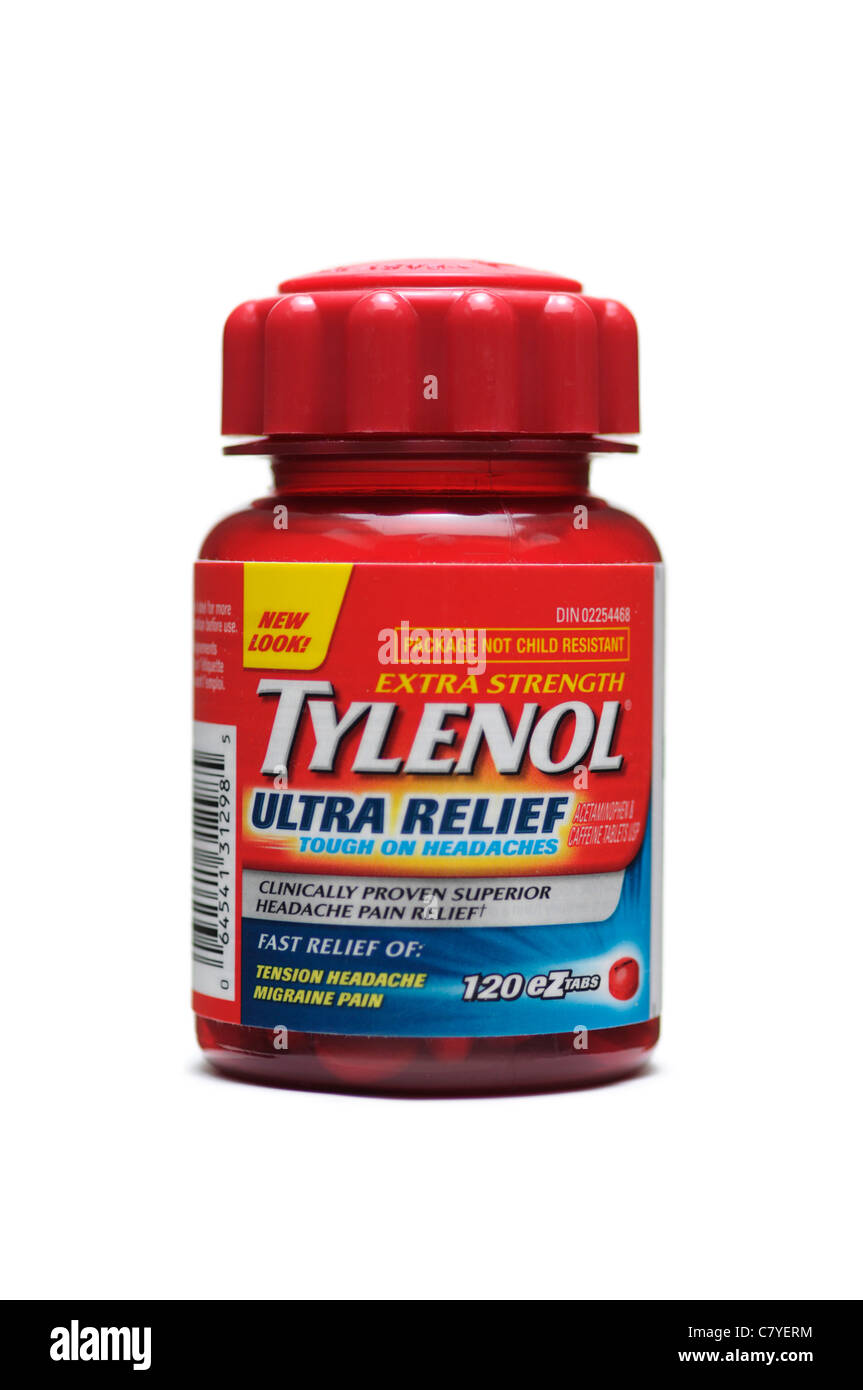 Tylenol Migraine Tablets Stock Photo Alamy