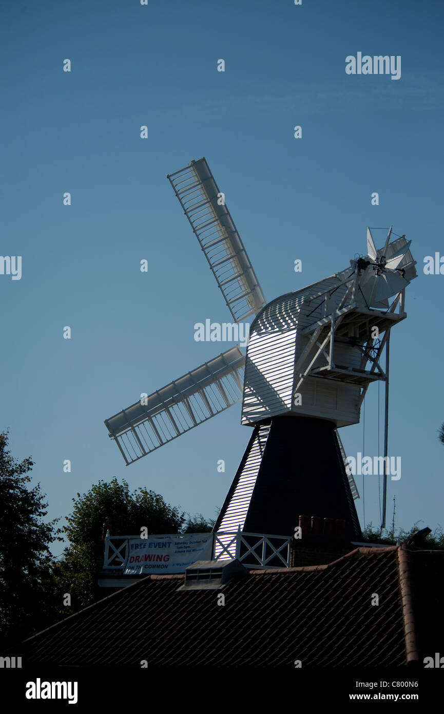 The windmill museum at Wimbledon common Stock Photo - Alamy