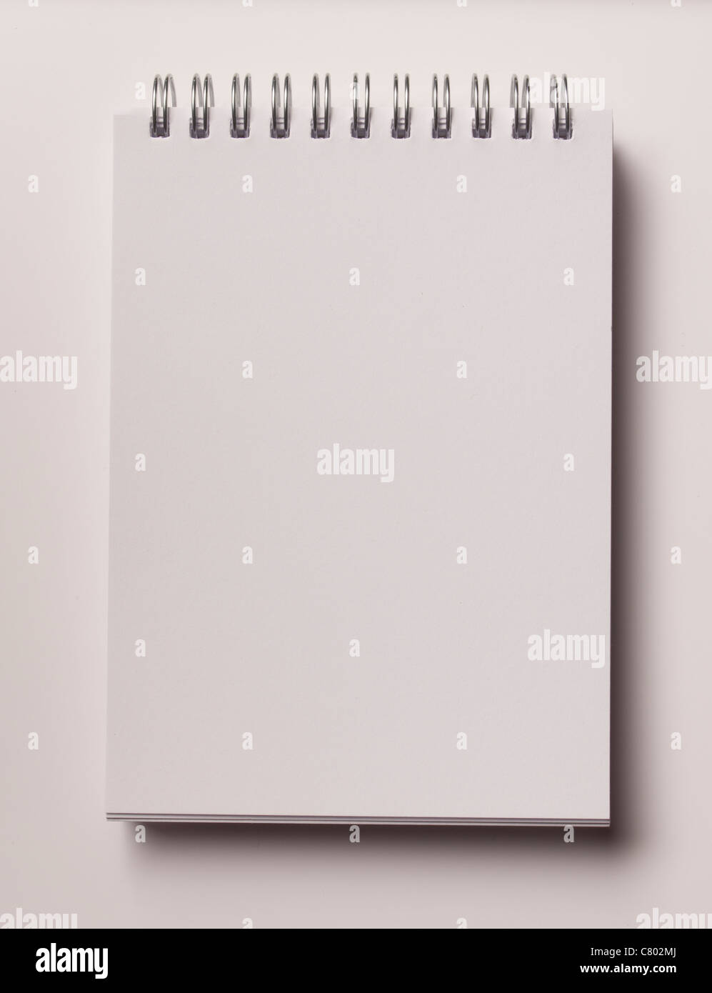 Blank notebook Stock Photo