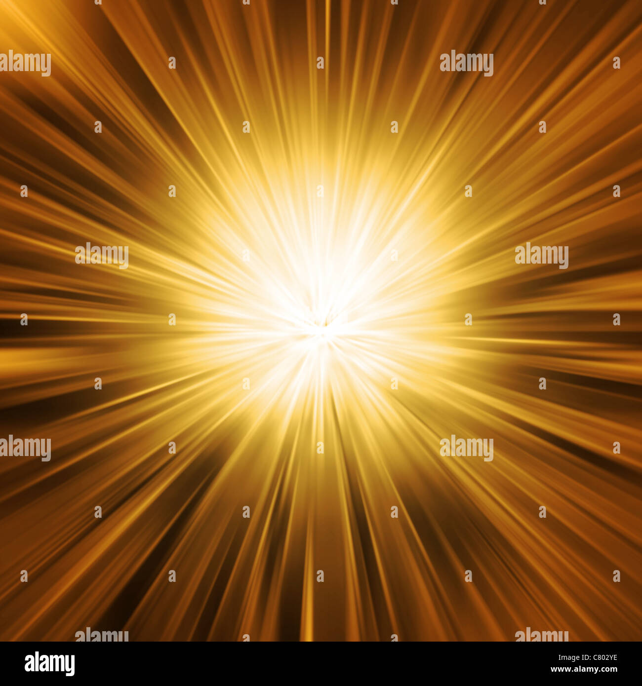 Golden Light Burst Stock Photo - Alamy