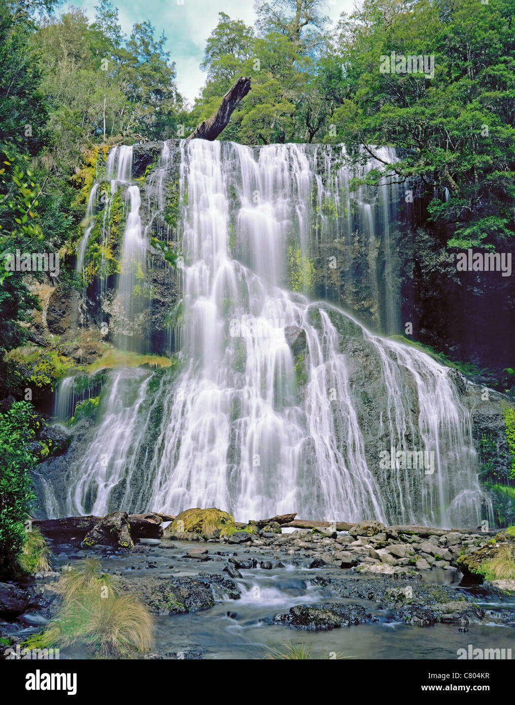 Bridal Veil Falls Tasmania Australia Stock Photo Alamy