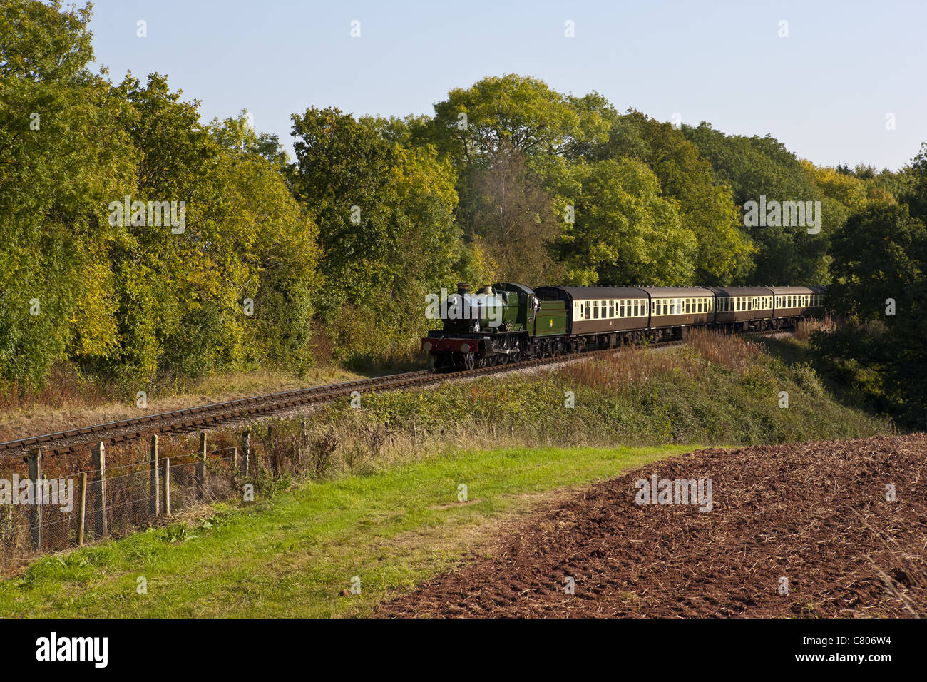 West Somerset Steam Railway Stock Photo Alamy