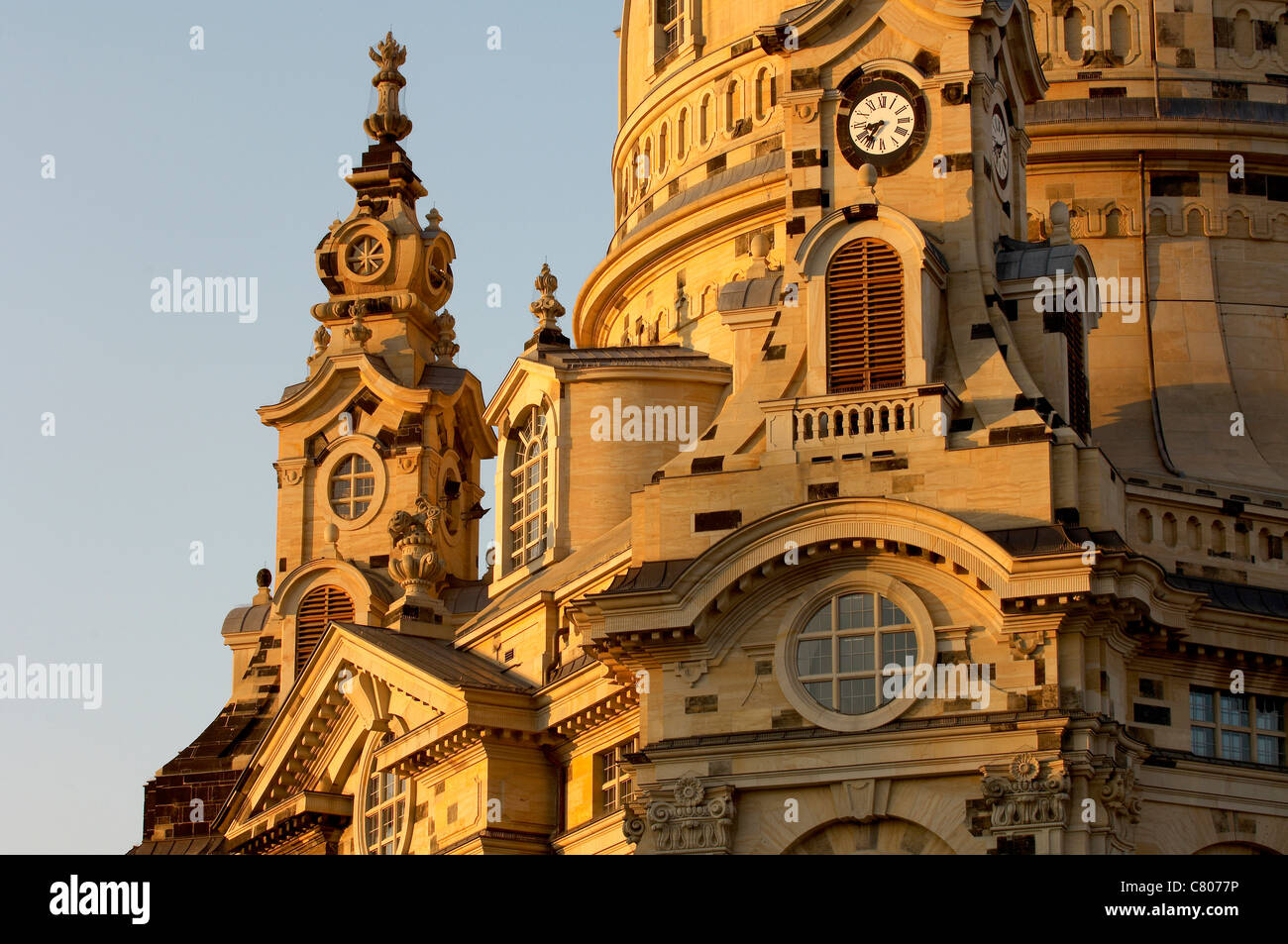 Germany, Saxony, Dresden, Frauenkirche church Stock Photo