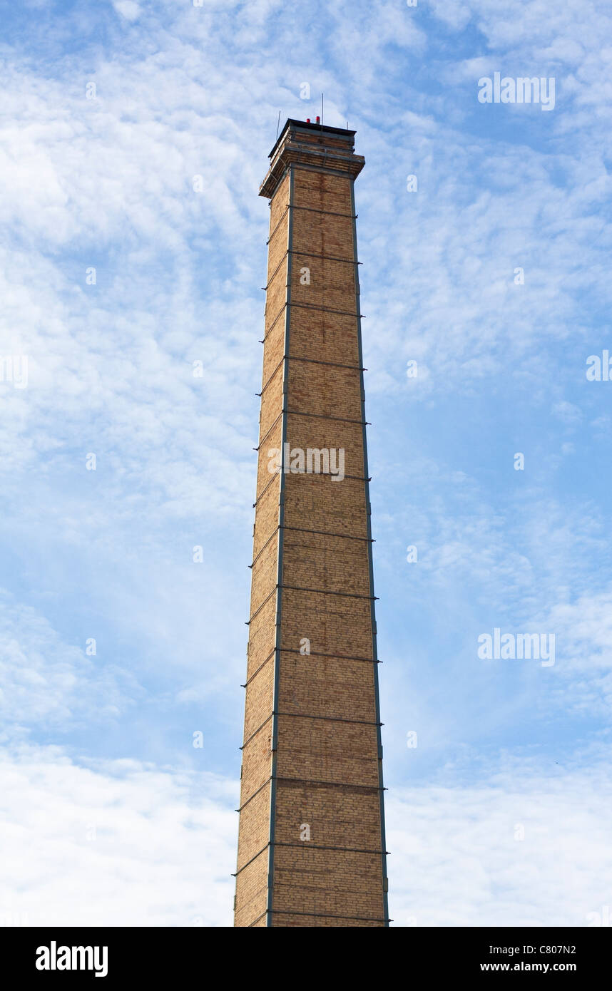 Gasworks chimney. Stock Photo