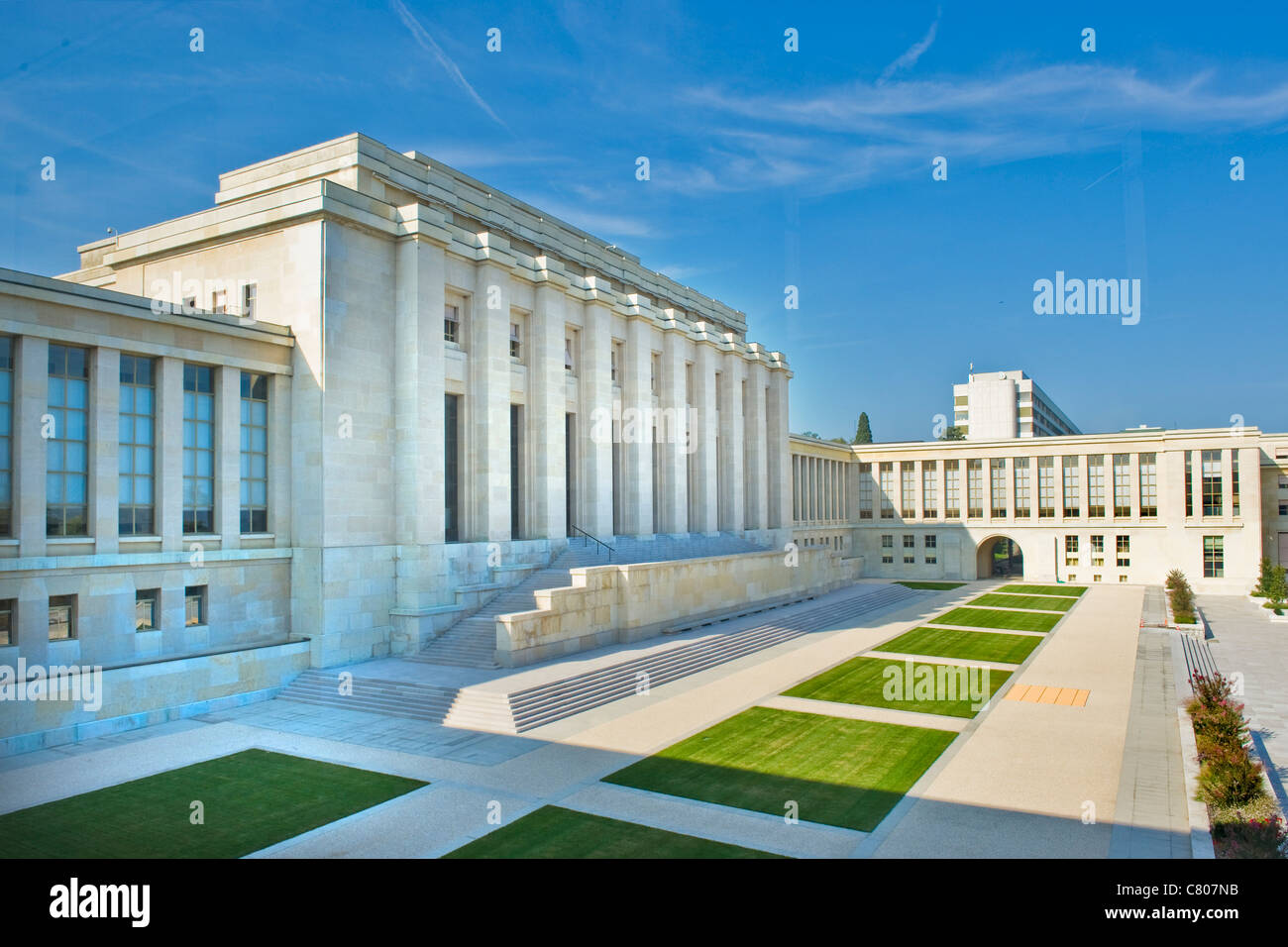 United Nations, Geneva, Switzerland Stock Photo