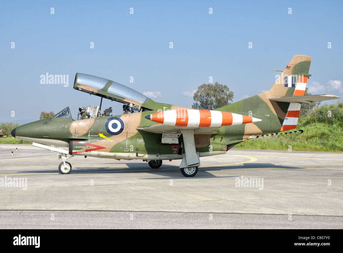 A T2 Buckeye of the Hellenic Air Force at Kalamata Air Base, Greece