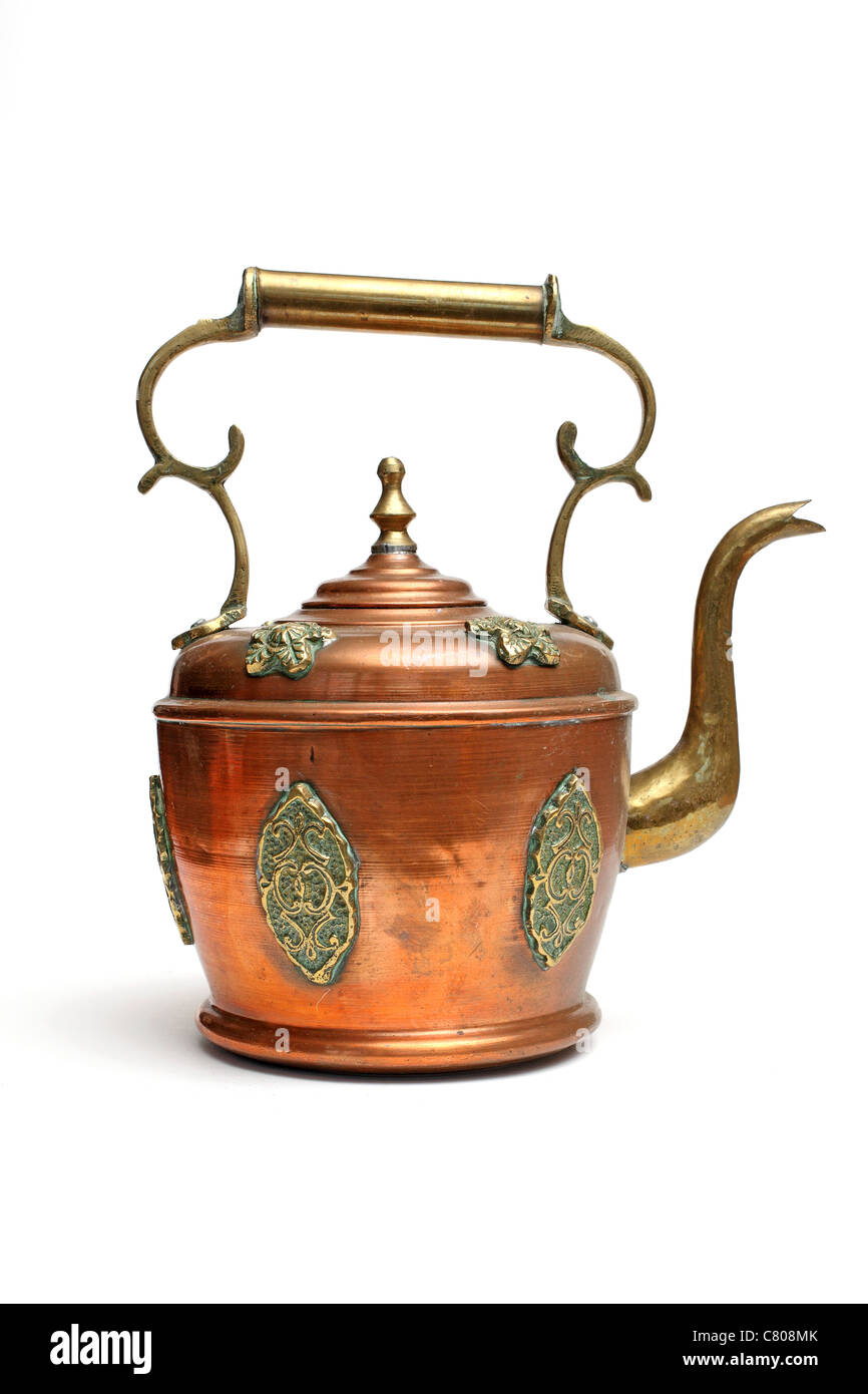 retro teapot gasstove Stock Photo Alamy