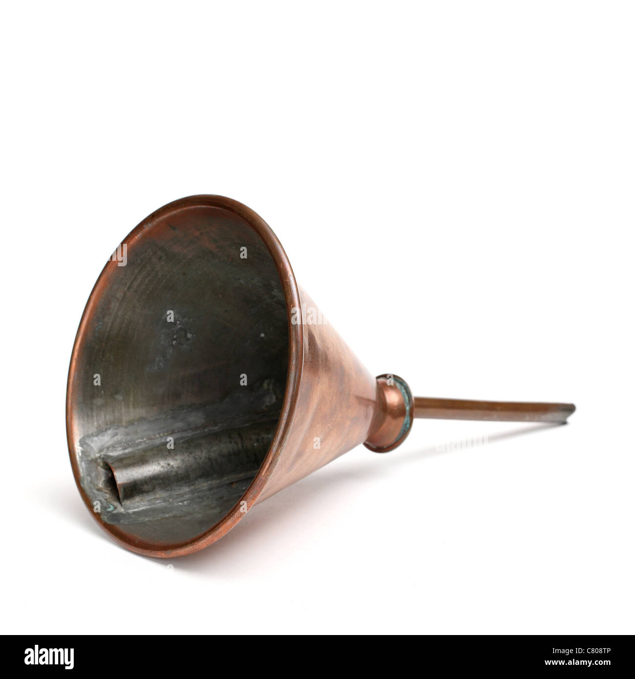 copper funnel Stock Photo