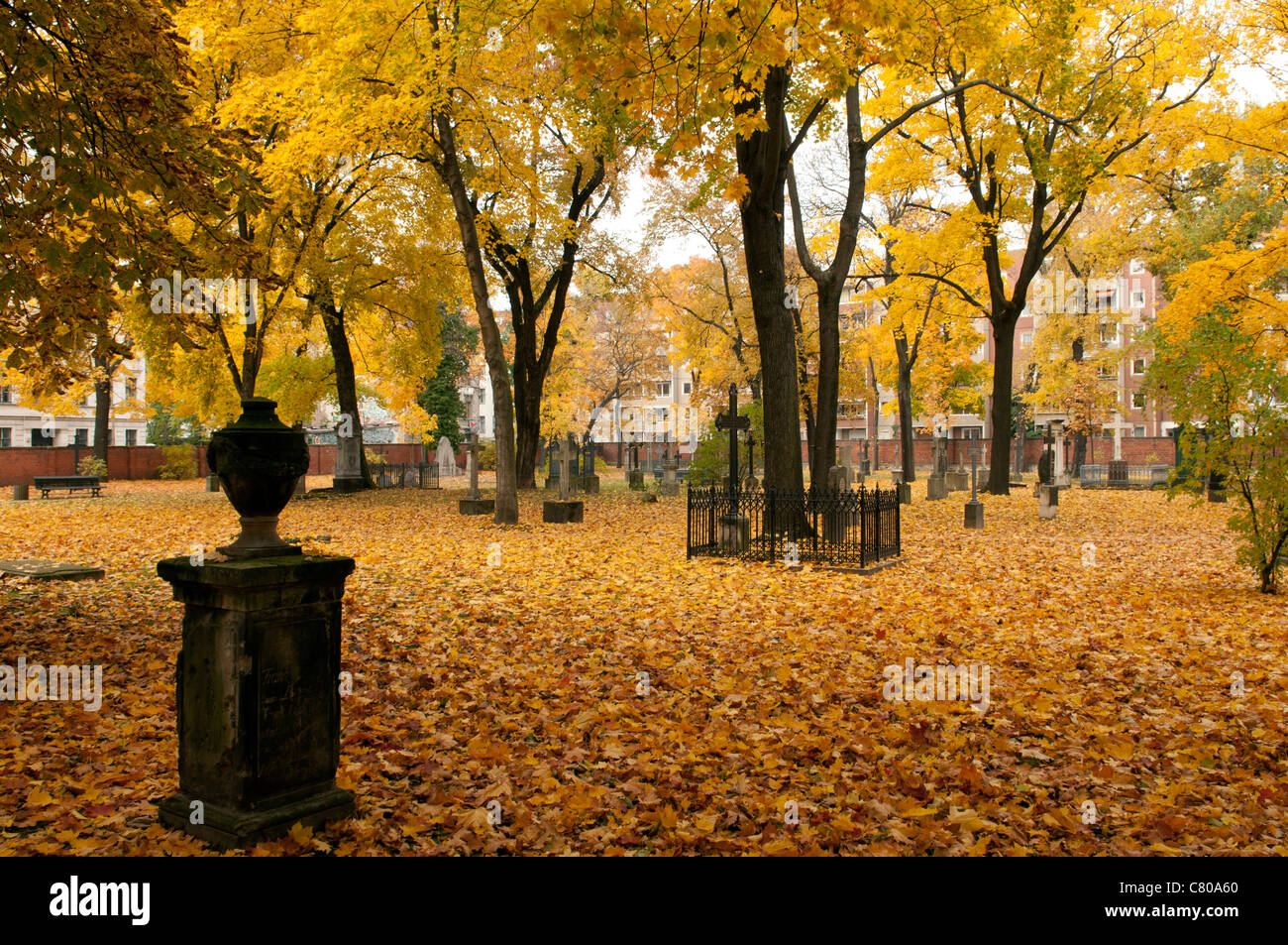 Alter Berliner Garnison-friedhof Stock Photo