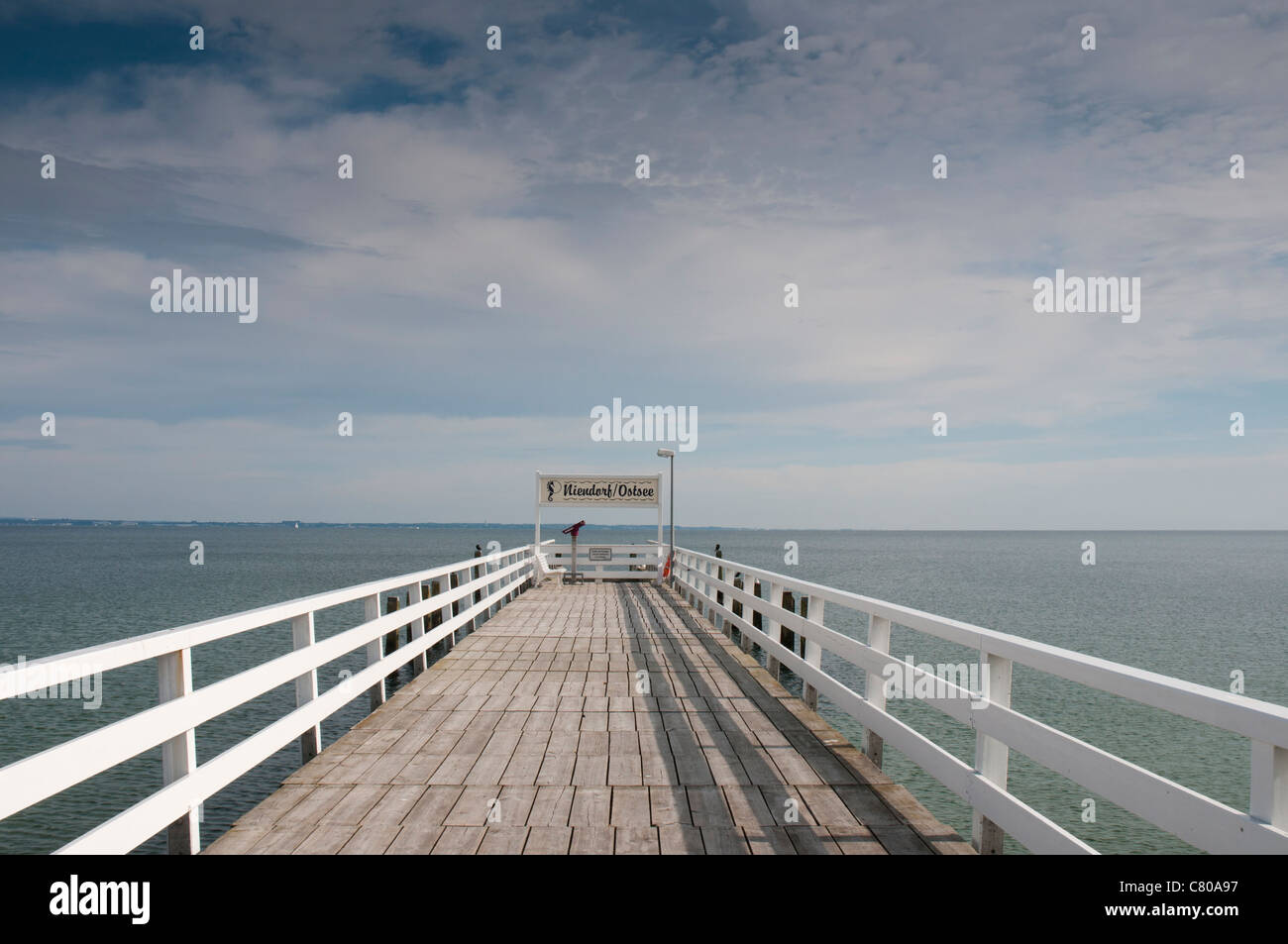 Pier Niendorf, Baltic Sea, Schleswig-Holstein, Germany, Europe Stock Photo