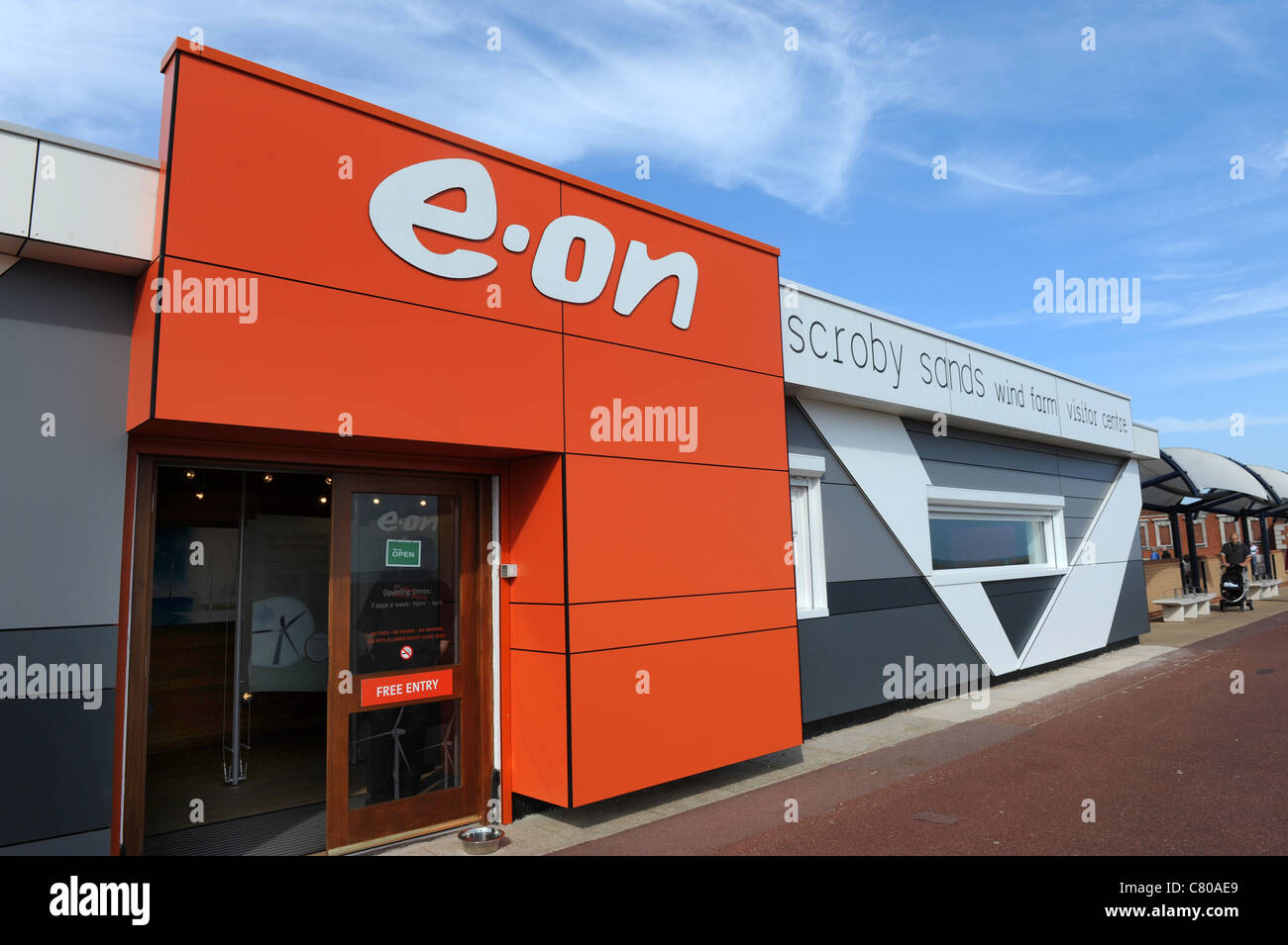 E.on Scroby Sands wind farm visitor centre Great Yarmouth Norfolk