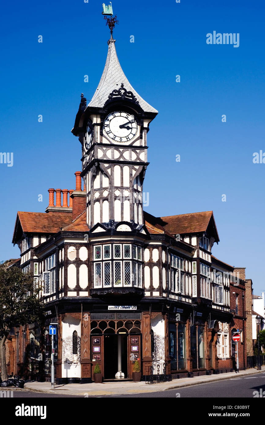 old building clock tower landmark southsea england Stock Photo Alamy