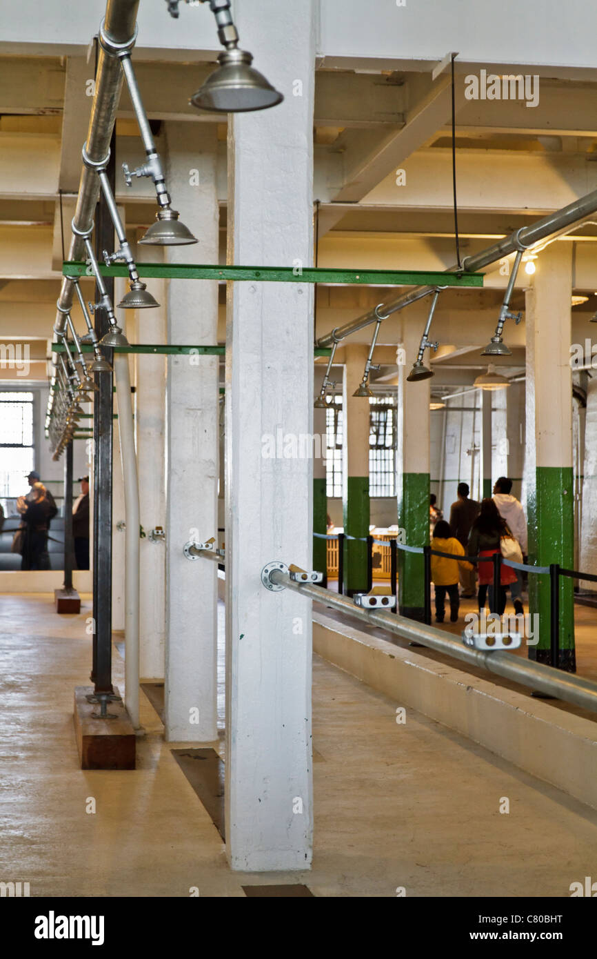 Inside Alcatraz Showers