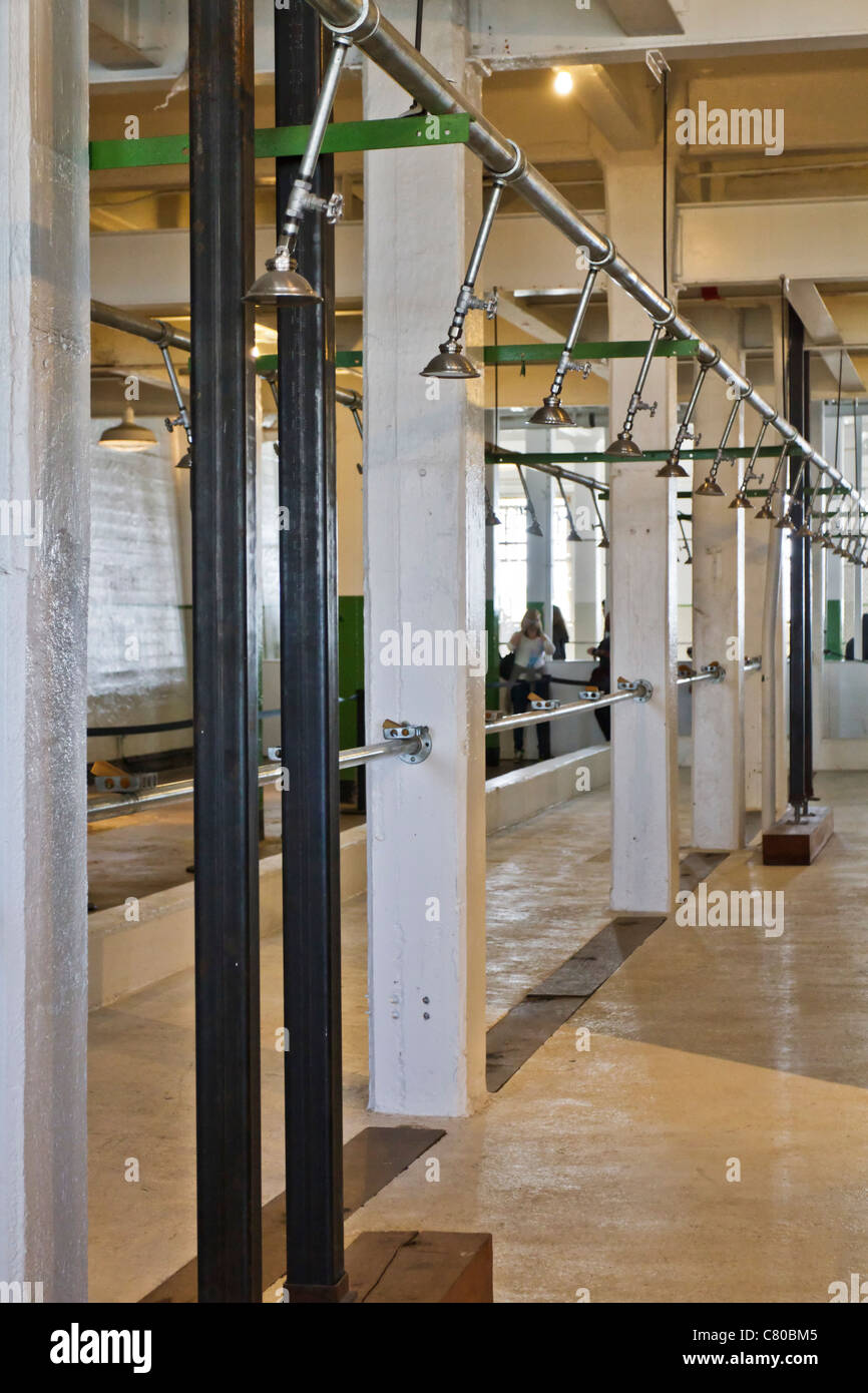 Inside Alcatraz Showers