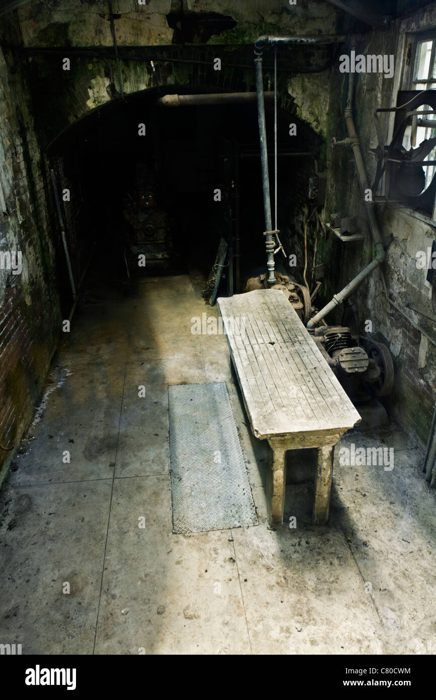 Alcatraz morgue Stock Photo