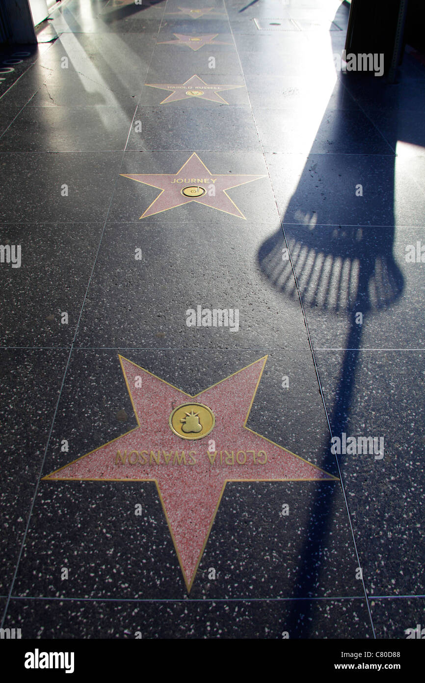 Hollywood blvd walk of fame hi-res stock photography and images - Alamy