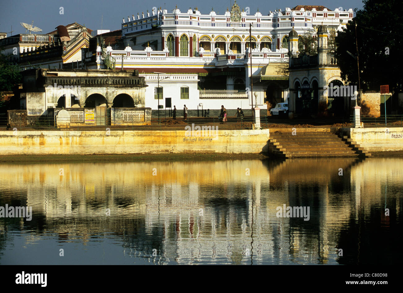 India, Tamil Nadu, Chettinad, Chettinad Palace Stock Photo Alamy