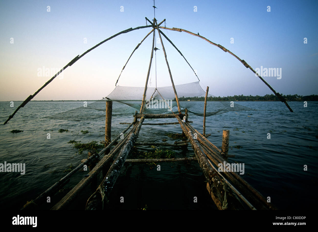 India, Kerala, Cochin, fishing nets Stock Photo Alamy