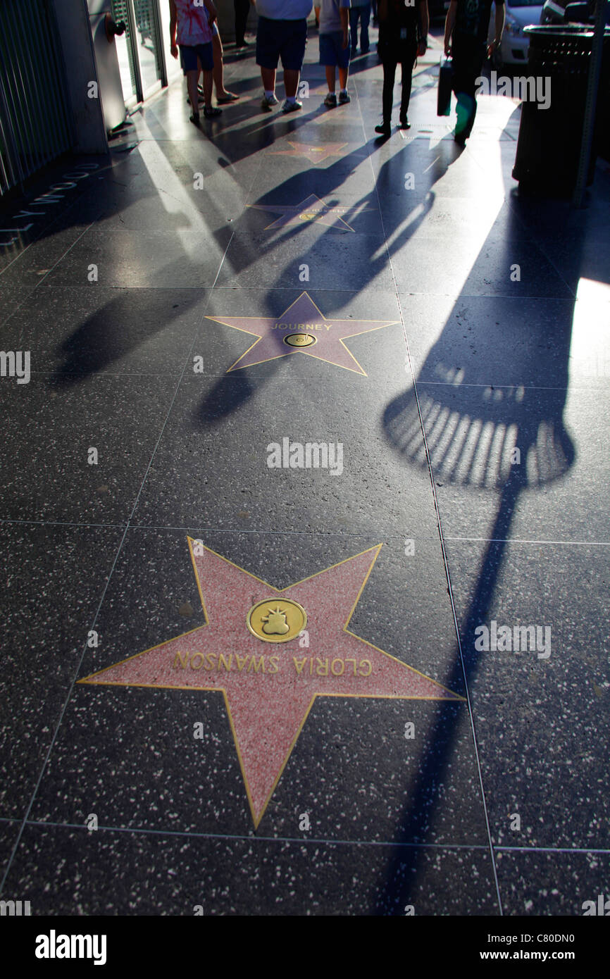 Hollywood blvd walk of fame hi-res stock photography and images - Alamy