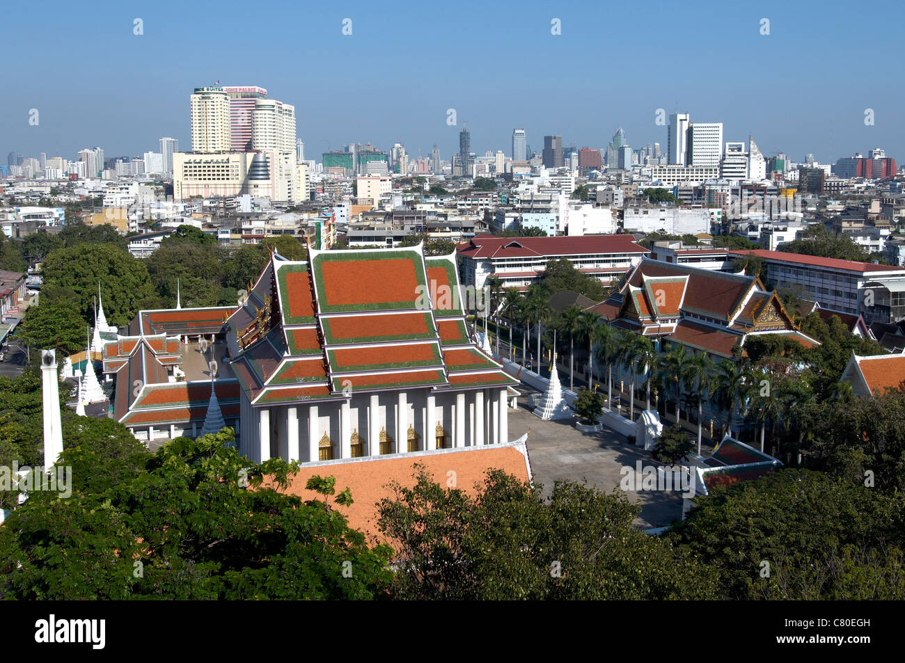 Asia, Thailand, Bangkok, Grand Palace, Temple Wat Phra Kaeo Stock Photo