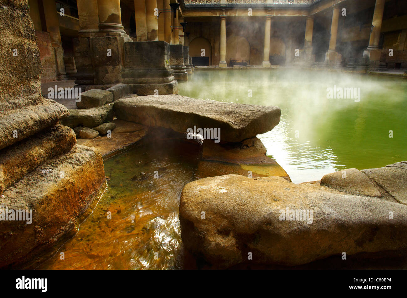 UK, England, Bath, Roman Baths Stock Photo Alamy