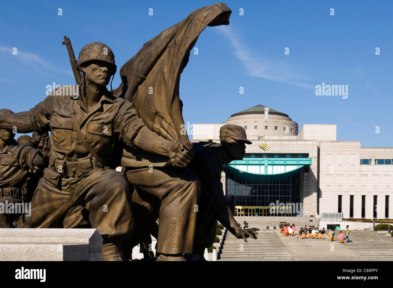 South Korea, Seoul, the Korean War Memorial Stock Photo Alamy