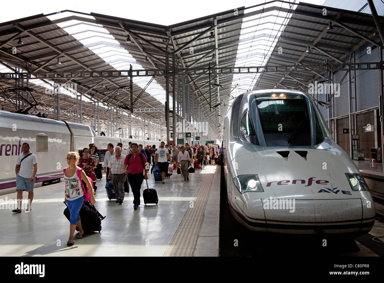 Ave Train Station Maria Zambrano Malaga Costa del Sol Andalusia Spain Stock  Photo - Alamy