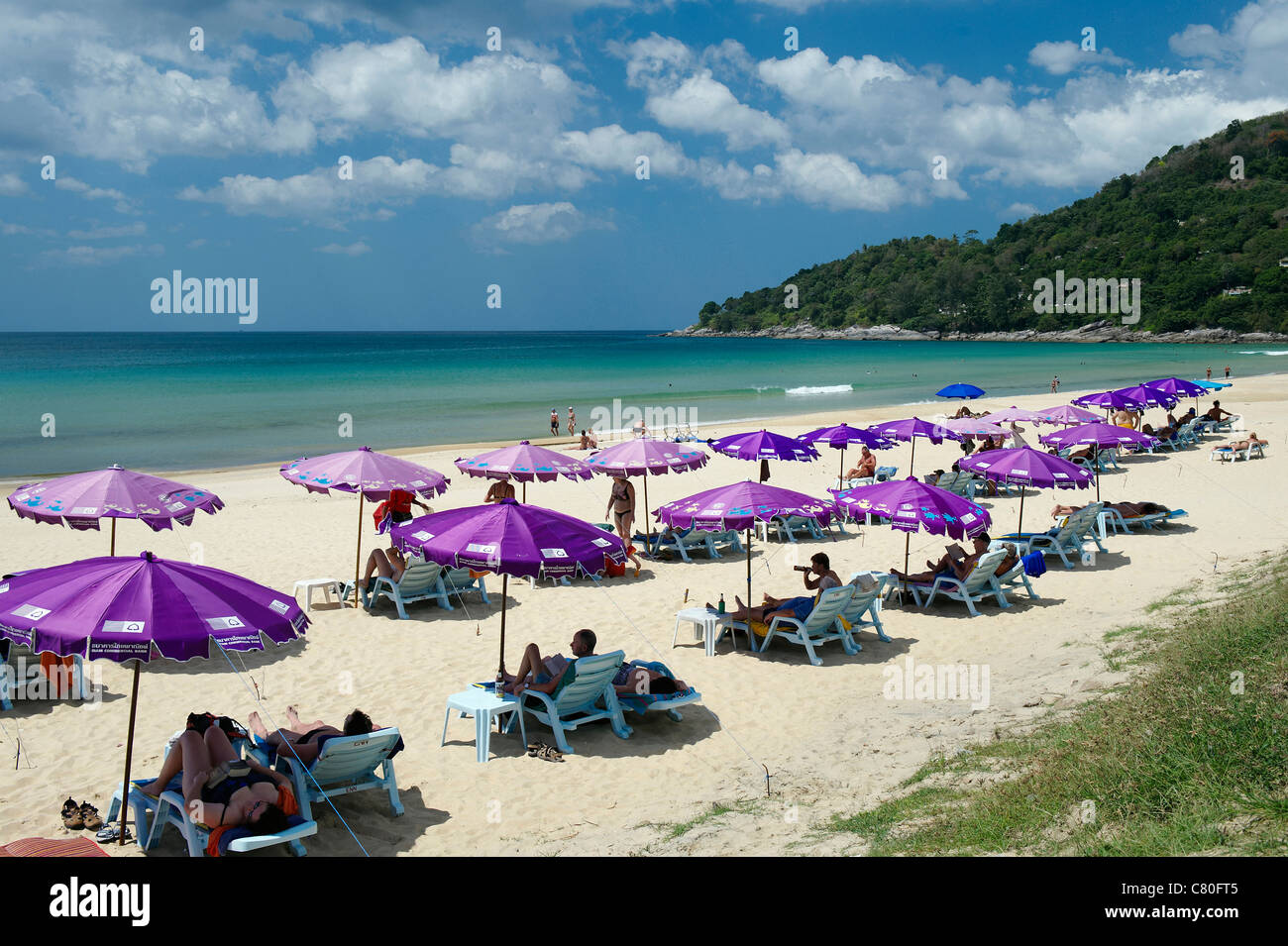 Thailand Phuket Karon Beach Stock Photo Alamy
