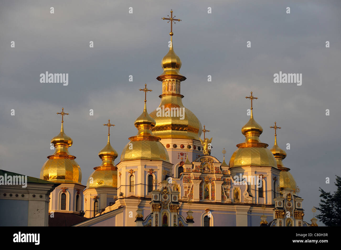 Ukraine, Kiev, Orthodox Church, Saint Michael Stock Photo