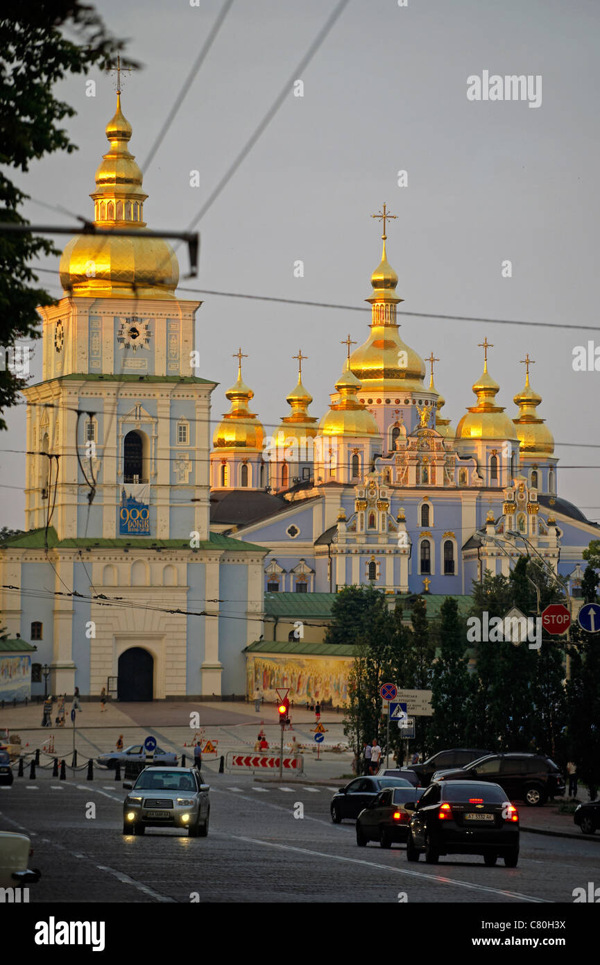 Ukraine, Kiev, Orthodox Church, Saint Michael Stock Photo