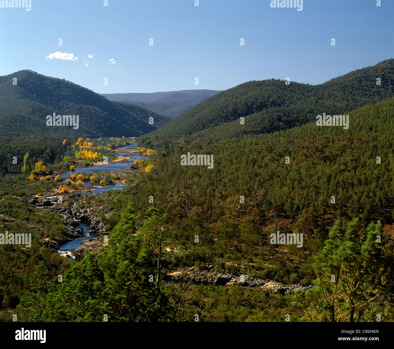 Snowy River, Snowy Mountains, New South Wales, Australia Stock Photo