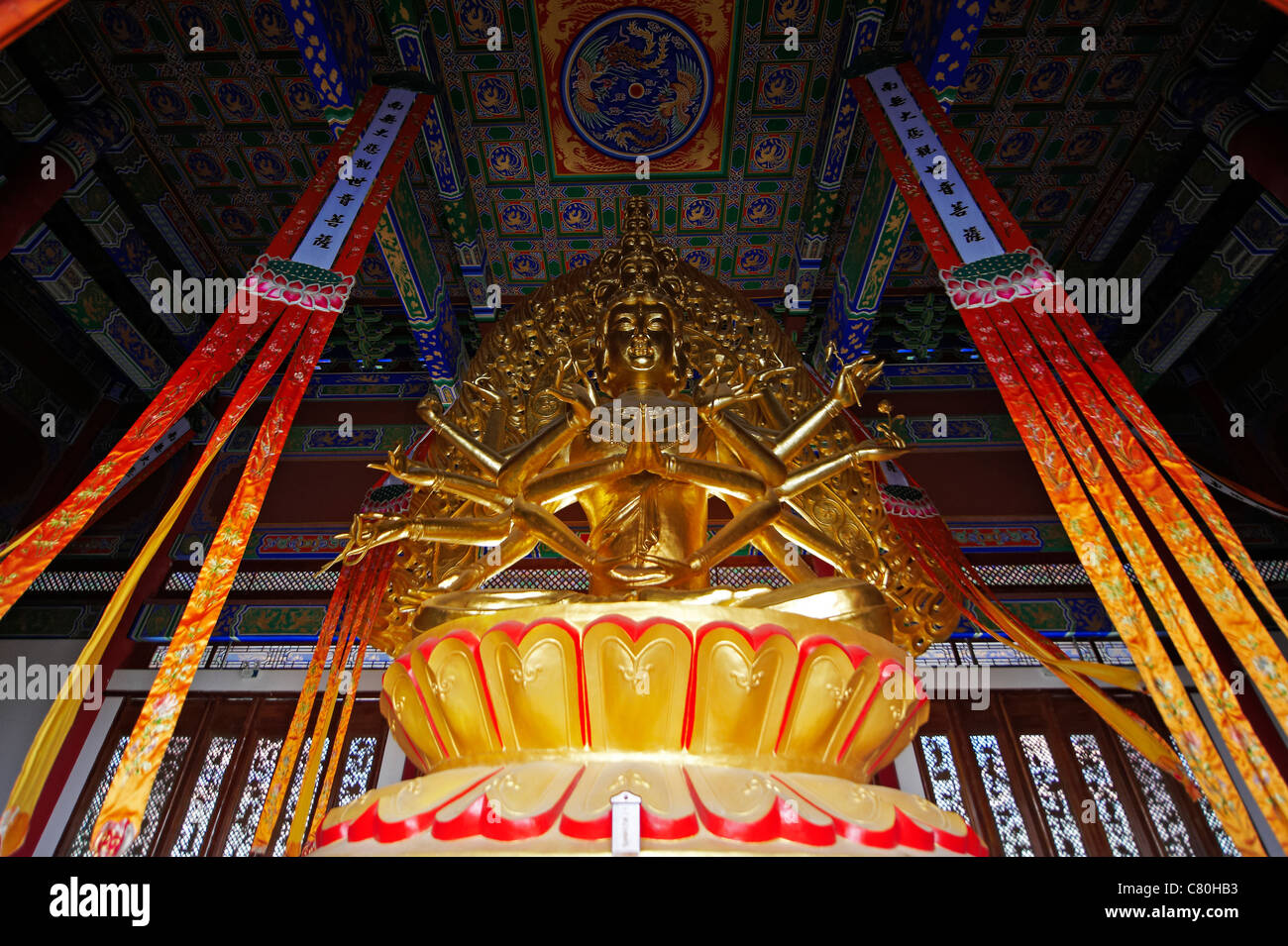 China, Yunnan, Dali, Congsheng buddhist temple Stock Photo