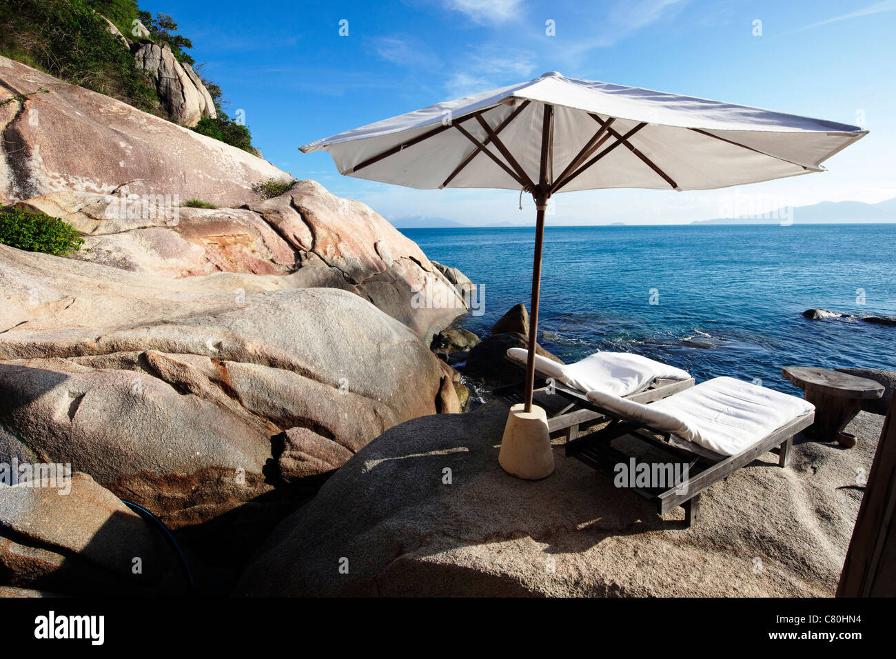 Vietnam, Nha Trang, Six Senses Hideaway Hotel Stock Photo