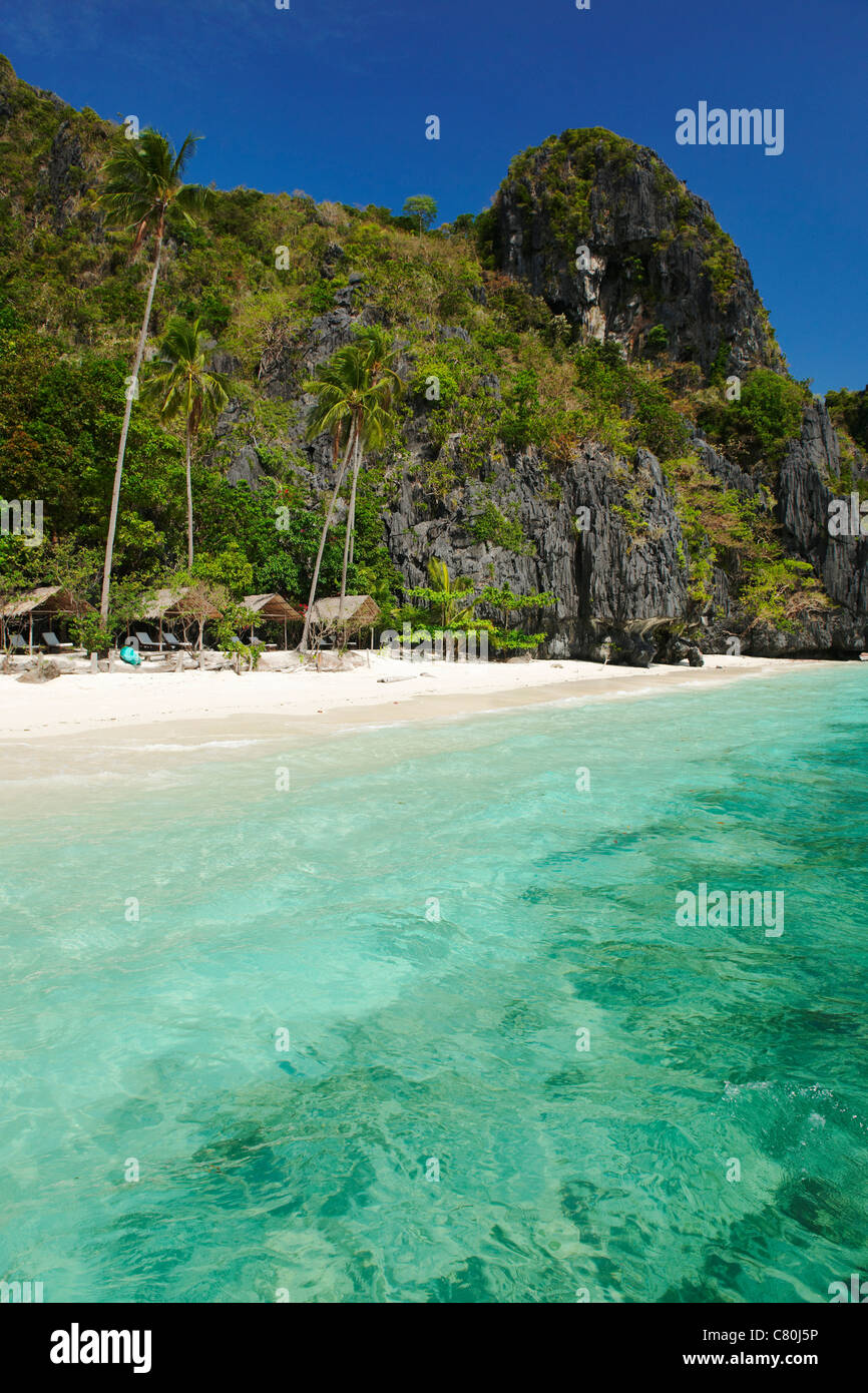 Philippines, Palawan, El Nido resort, Entalula island Stock Photo