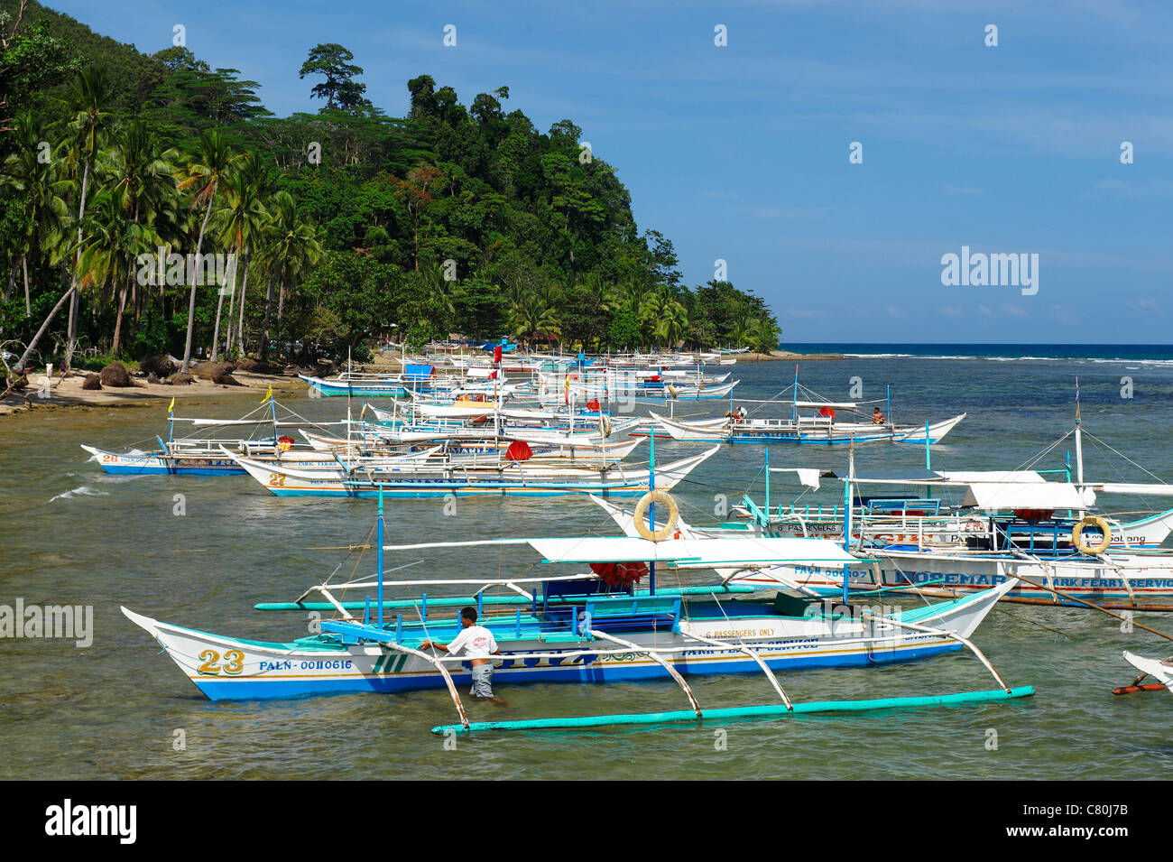 Philippines, Palawan, west coast Stock Photo