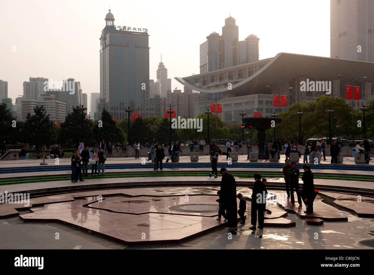 China, Shanghai, People Square, the Shanghai museum Stock Photo