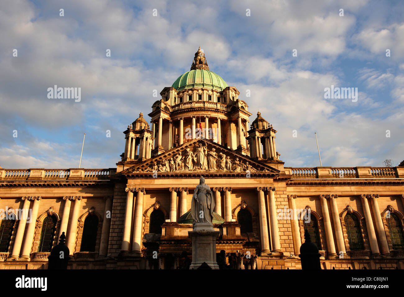 Northern Ireland, Belfast, the City Hall Stock Photo