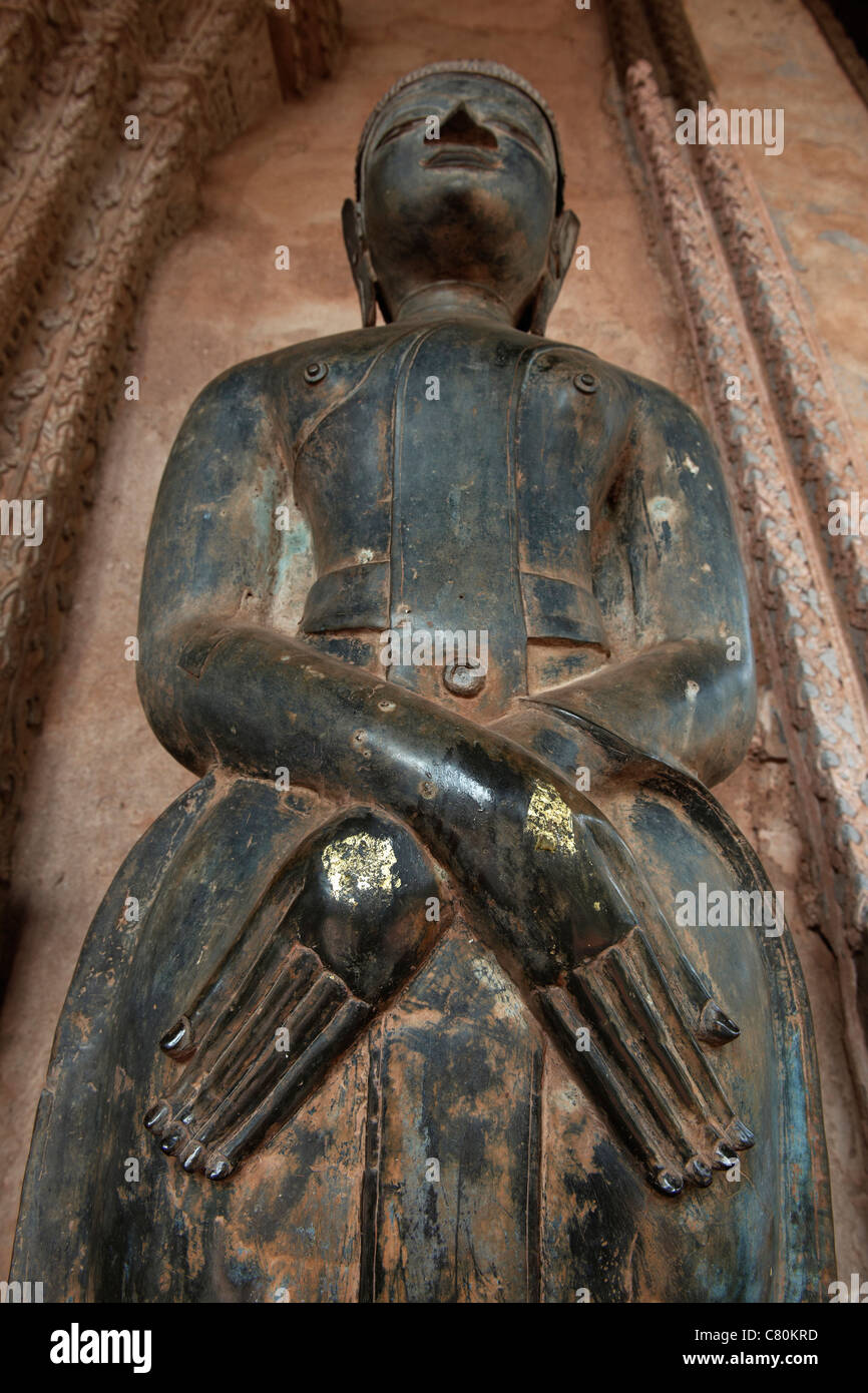 Laos, Vientiane, Haw Pha Kaew Buddhist Temple, Museum Stock Photo