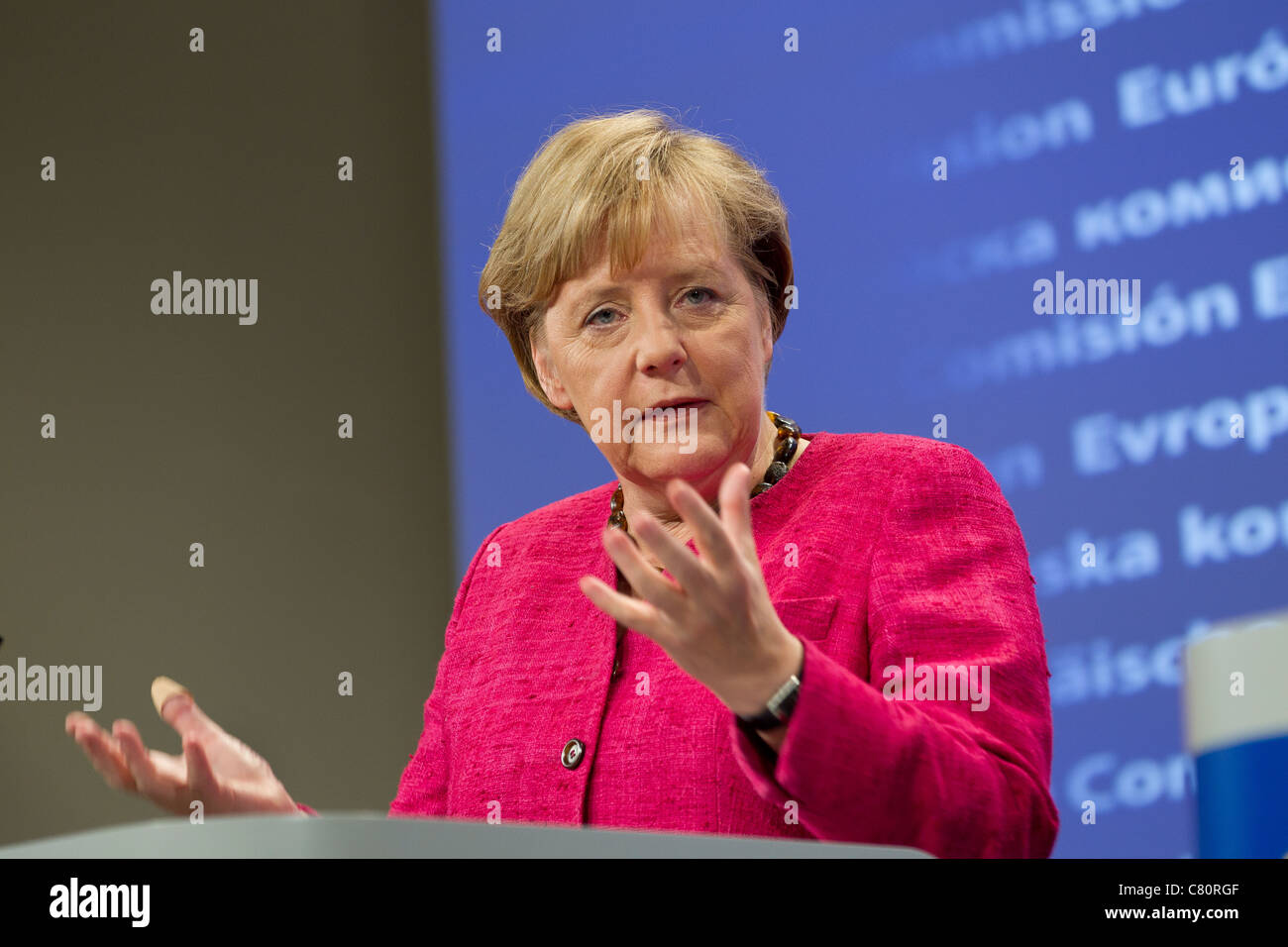 Angela Merkel Stock Photo