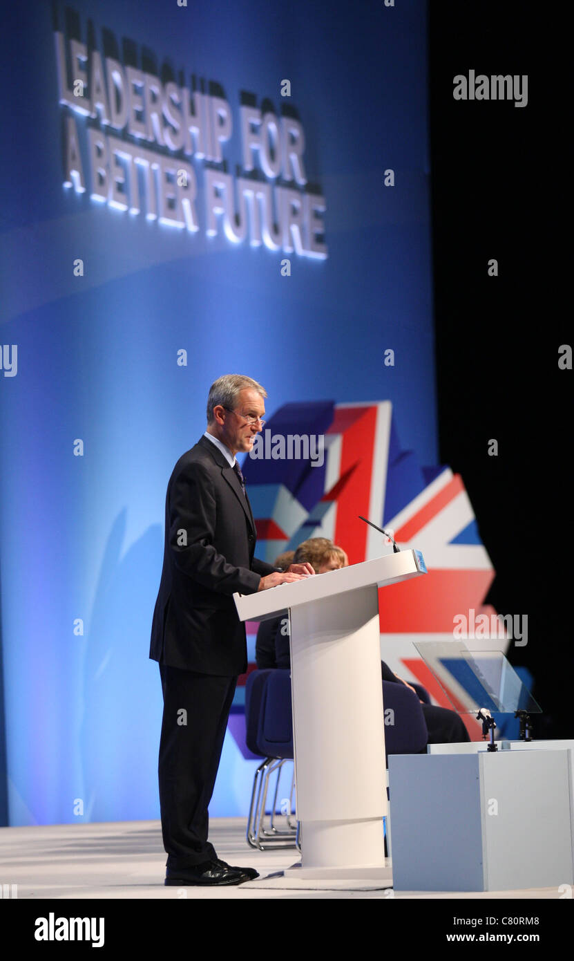 OWEN PATERSON MP SECRETARY OF STATE FOR NORTHER 02 October 2011 MANCHESTER CENTRAL MANCHESTER ENGLAND Stock Photo